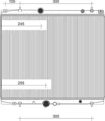 Magneti Marelli 350213903000 - Radiators, Motora dzesēšanas sistēma autodraugiem.lv