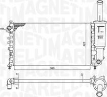 Magneti Marelli 350213902000 - Radiators, Motora dzesēšanas sistēma autodraugiem.lv