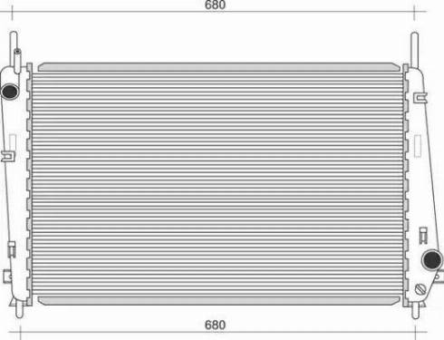 Magneti Marelli 350213911000 - Radiators, Motora dzesēšanas sistēma autodraugiem.lv