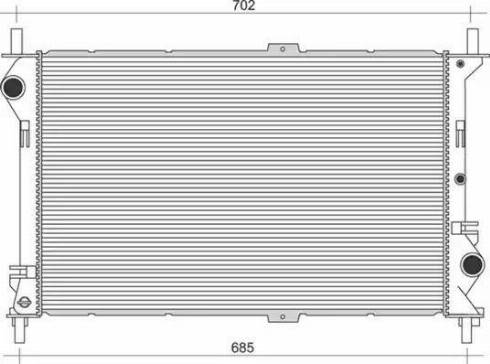 Magneti Marelli 350213917000 - Radiators, Motora dzesēšanas sistēma autodraugiem.lv