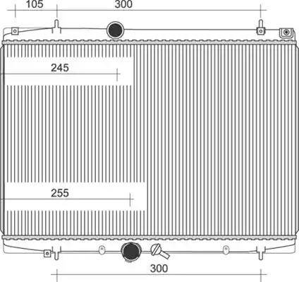 Magneti Marelli 350213985000 - Radiators, Motora dzesēšanas sistēma autodraugiem.lv