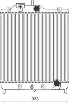 Magneti Marelli 350213930000 - Radiators, Motora dzesēšanas sistēma autodraugiem.lv