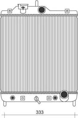 Magneti Marelli 350213929000 - Radiators, Motora dzesēšanas sistēma autodraugiem.lv