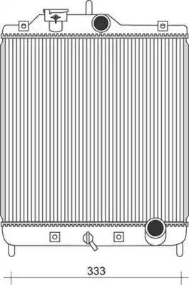 Magneti Marelli 350213926000 - Radiators, Motora dzesēšanas sistēma autodraugiem.lv