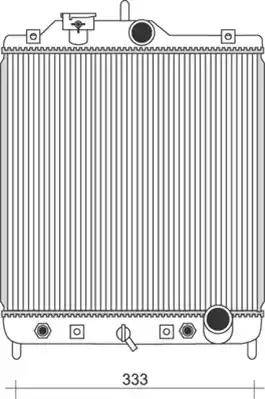 Magneti Marelli 350213928000 - Radiators, Motora dzesēšanas sistēma autodraugiem.lv