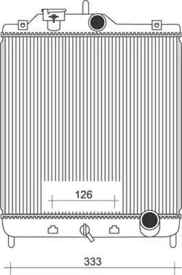 Magneti Marelli 350213927000 - Radiators, Motora dzesēšanas sistēma autodraugiem.lv