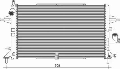 Magneti Marelli 350213975000 - Radiators, Motora dzesēšanas sistēma autodraugiem.lv