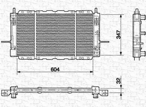 Magneti Marelli 350213496000 - Radiators, Motora dzesēšanas sistēma autodraugiem.lv