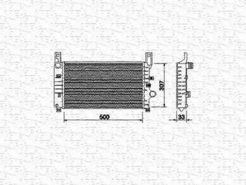 Magneti Marelli 350213492000 - Radiators, Motora dzesēšanas sistēma autodraugiem.lv