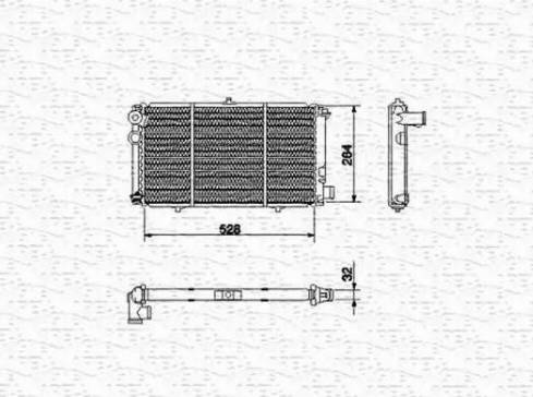 Magneti Marelli 350213448000 - Radiators, Motora dzesēšanas sistēma autodraugiem.lv