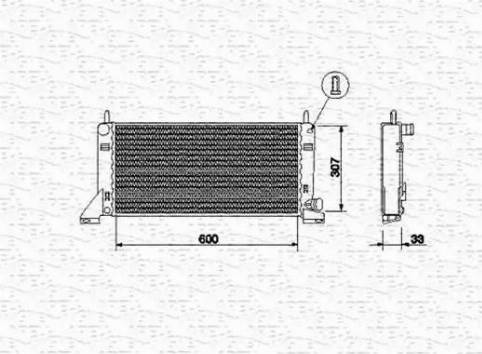 Magneti Marelli 350213464000 - Radiators, Motora dzesēšanas sistēma autodraugiem.lv