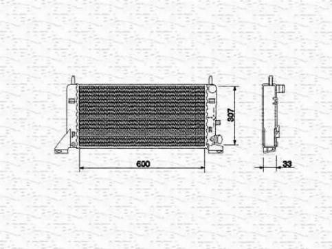 Magneti Marelli 350213467000 - Radiators, Motora dzesēšanas sistēma autodraugiem.lv