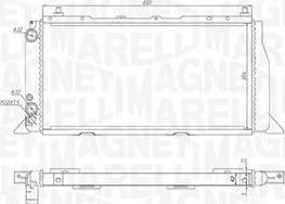 Magneti Marelli 350213406000 - Radiators, Motora dzesēšanas sistēma autodraugiem.lv