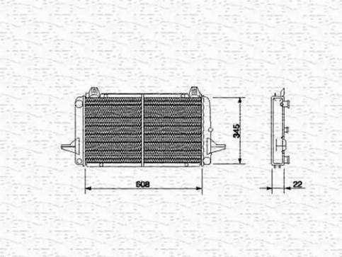 Magneti Marelli 350213489000 - Radiators, Motora dzesēšanas sistēma autodraugiem.lv