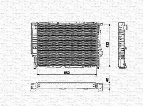 Magneti Marelli 350213424000 - Radiators, Motora dzesēšanas sistēma autodraugiem.lv