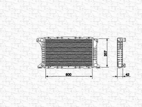 Magneti Marelli 350213512000 - Radiators, Motora dzesēšanas sistēma autodraugiem.lv