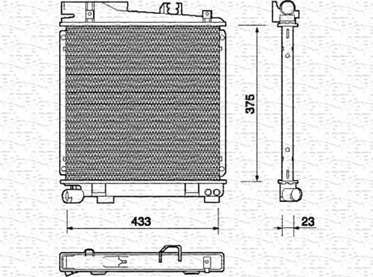 Magneti Marelli 350213699000 - Radiators, Motora dzesēšanas sistēma autodraugiem.lv