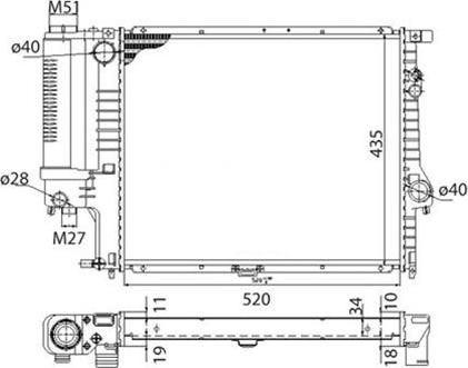 Magneti Marelli 350213693003 - Radiators, Motora dzesēšanas sistēma autodraugiem.lv