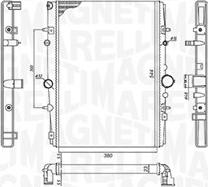 Magneti Marelli 350213199400 - Radiators, Motora dzesēšanas sistēma autodraugiem.lv