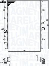 Magneti Marelli 350213191900 - Radiators, Motora dzesēšanas sistēma autodraugiem.lv