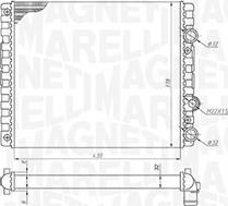 Magneti Marelli 350213192900 - Radiators, Motora dzesēšanas sistēma autodraugiem.lv