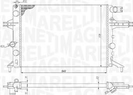 Magneti Marelli 350213192400 - Radiators, Motora dzesēšanas sistēma autodraugiem.lv