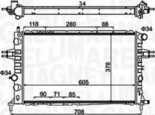 Magneti Marelli 350213192300 - Radiators, Motora dzesēšanas sistēma autodraugiem.lv