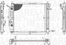 Magneti Marelli 350213197300 - Radiators, Motora dzesēšanas sistēma autodraugiem.lv