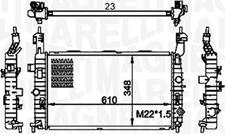 Magneti Marelli 350213155800 - Radiators, Motora dzesēšanas sistēma autodraugiem.lv