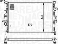 Magneti Marelli 350213158700 - Radiators, Motora dzesēšanas sistēma autodraugiem.lv