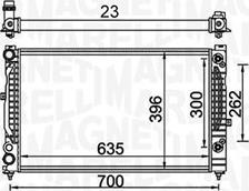 Magneti Marelli 350213157600 - Radiators, Motora dzesēšanas sistēma autodraugiem.lv