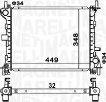 Magneti Marelli 350213160300 - Radiators, Motora dzesēšanas sistēma autodraugiem.lv