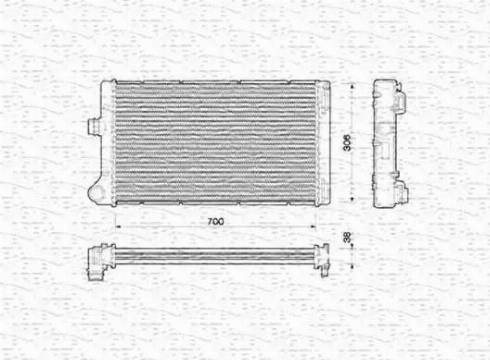 Magneti Marelli 350213167000 - Radiators, Motora dzesēšanas sistēma autodraugiem.lv