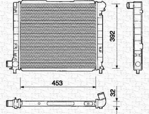 Magneti Marelli 350213109000 - Radiators, Motora dzesēšanas sistēma autodraugiem.lv