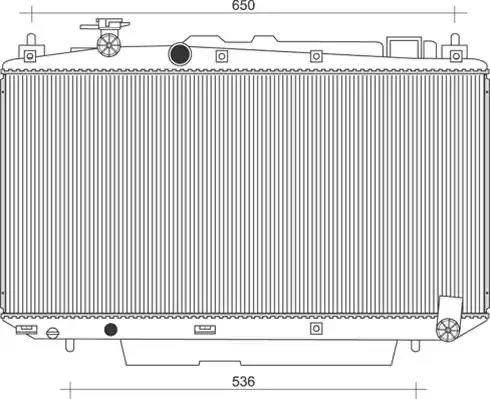 Magneti Marelli 350213104100 - Radiators, Motora dzesēšanas sistēma autodraugiem.lv