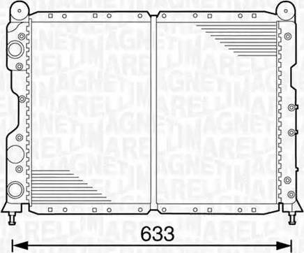 Magneti Marelli 350213100100 - Radiators, Motora dzesēšanas sistēma autodraugiem.lv