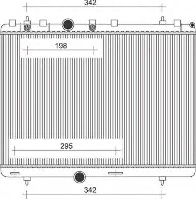 Magneti Marelli 350213108100 - Radiators, Motora dzesēšanas sistēma autodraugiem.lv