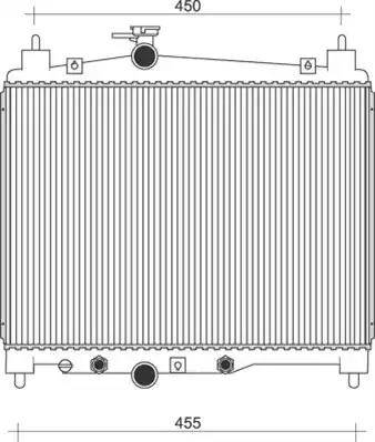 Magneti Marelli 350213103900 - Radiators, Motora dzesēšanas sistēma autodraugiem.lv