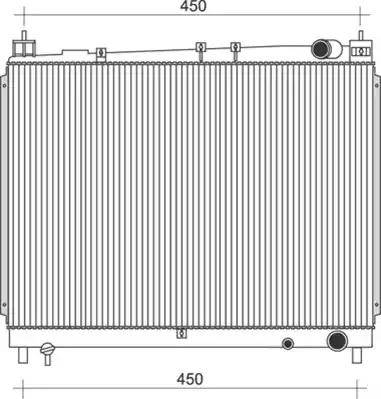 Magneti Marelli 350213103600 - Radiators, Motora dzesēšanas sistēma autodraugiem.lv