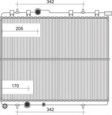 Magneti Marelli 350213107800 - Radiators, Motora dzesēšanas sistēma autodraugiem.lv