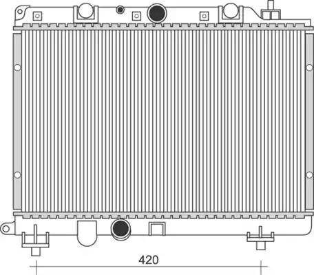 Magneti Marelli 350213114100 - Radiators, Motora dzesēšanas sistēma autodraugiem.lv