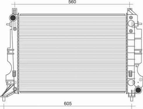Magneti Marelli 350213114700 - Radiators, Motora dzesēšanas sistēma autodraugiem.lv