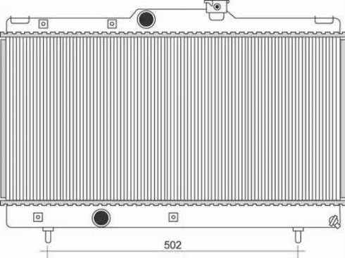 Magneti Marelli 350213115900 - Radiators, Motora dzesēšanas sistēma autodraugiem.lv