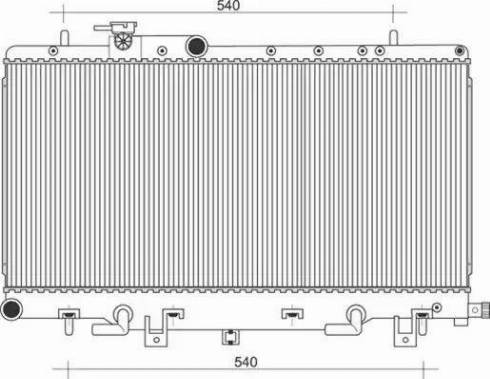 Magneti Marelli 350213115200 - Radiators, Motora dzesēšanas sistēma autodraugiem.lv