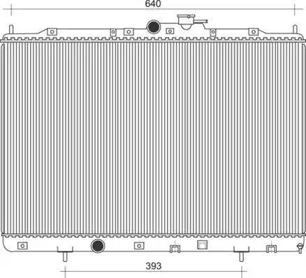 Magneti Marelli 350213111500 - Radiators, Motora dzesēšanas sistēma autodraugiem.lv