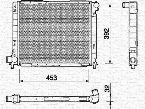 Magneti Marelli 350213111000 - Radiators, Motora dzesēšanas sistēma autodraugiem.lv