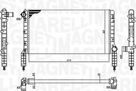 Magneti Marelli 350213180000 - Radiators, Motora dzesēšanas sistēma autodraugiem.lv