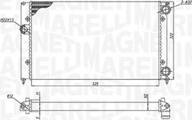 Magneti Marelli 350213187600 - Radiators, Motora dzesēšanas sistēma autodraugiem.lv
