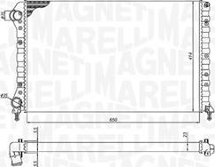 Magneti Marelli 350213179000 - Radiators, Motora dzesēšanas sistēma autodraugiem.lv