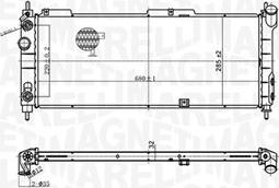 Magneti Marelli 350213174400 - Radiators, Motora dzesēšanas sistēma autodraugiem.lv